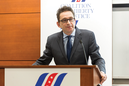 The forum was opened by Jon O’Brien, president of Catholics for Choice, one of the co-conveners of the Coalition for Liberty & Justice. 