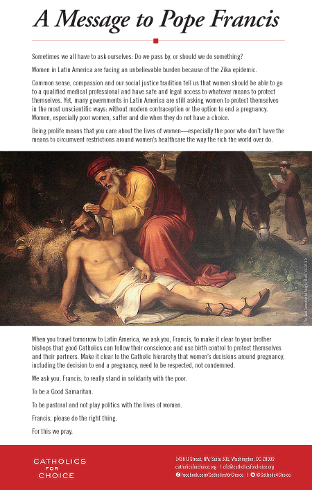 This ad appeared in the International New York Times, with Spanish versions published in El Salvador and Nicaragua.